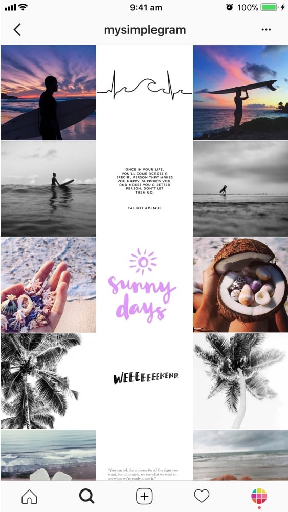instagram grid layout preview app 15