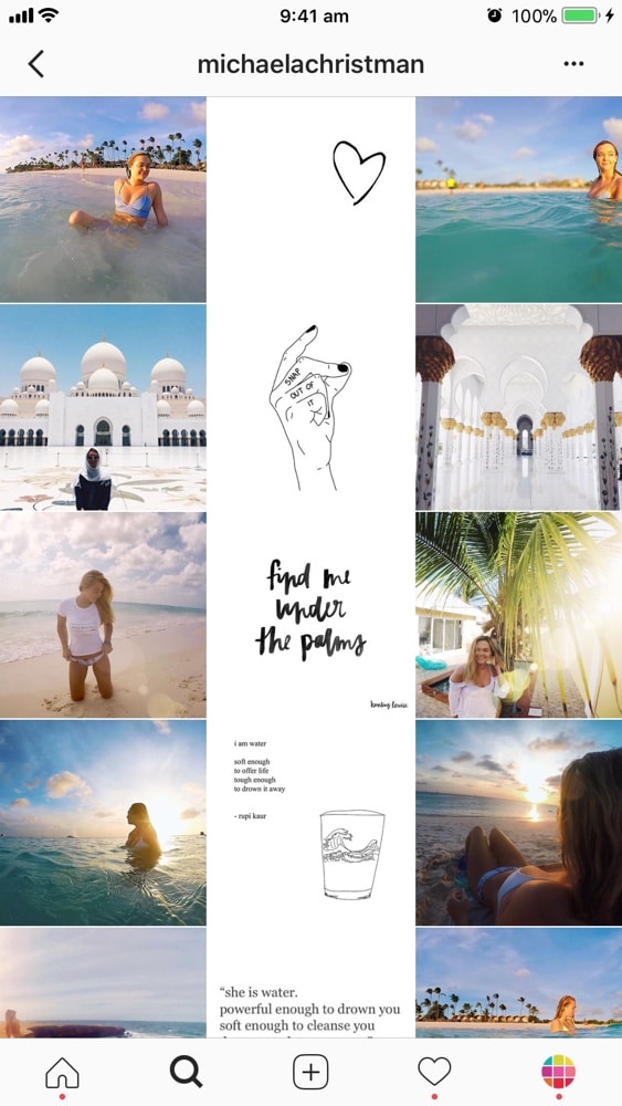 instagram grid layout preview app 18